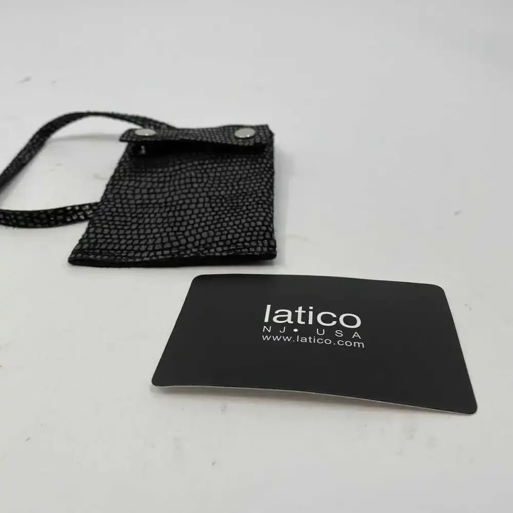 Latico Black Leather Top Handle Bag Wallet | OS Regular